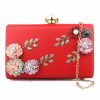 Clutches | Flower/Imitation Pearl Unique Clutch Bags White – Womens