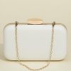 Clutches | Flower/Imitation Pearl/Metal Clutch Bags White – Womens