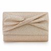 Clutches | Glitter Clutches & Evening Bags Champagne – Womens