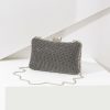 Clutches | Glitter/Crystal/ Rhinestone Hinge Handbags Silver – Womens