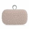 Clutches | Imitation Pearl Elegant Clutch Bags White – Womens