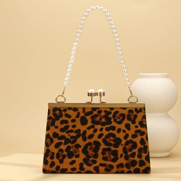 Clutches | Leopard Clutch Bags Dark Brown – Womens