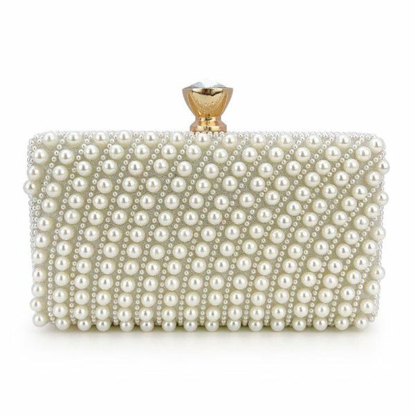 Clutches | Pearl Clutch Bags/Clutches & Evening Bags Ivory – Womens