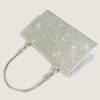 Clutches | Rhinestone Delicate/Pretty/Shining/Unique Handbags Silver – Womens