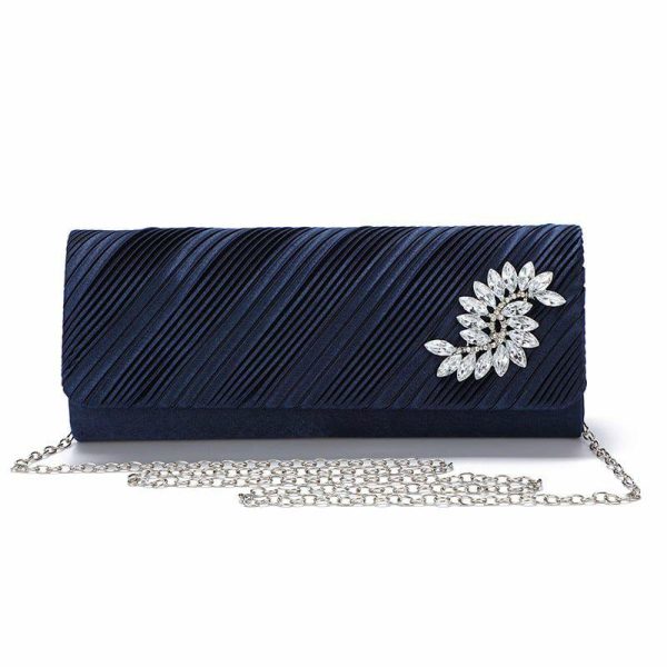 Clutches | Rhinestone Delicate/Pretty/Unique Clutch Bags Blue – Womens