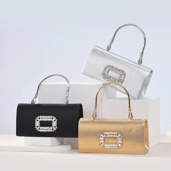 Clutches | Rhinestone Refined Handbags As Picture – Womens