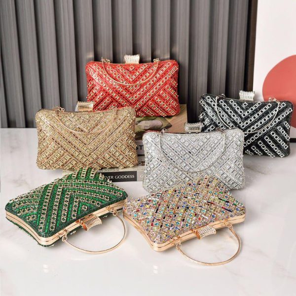 Clutches | Rhinestone Rhinestone Style/Unique Handbags As Picture – Womens