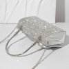 Clutches | Rhinestone Style/Shining Handbags Champagne – Womens