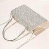 Clutches | Rhinestone Style/Shining Handbags Champagne – Womens