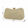 Clutches | Rhinestone Unique/Rhinestone Style Clutch Bags/Handbags Black – Womens