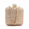 Clutches | Rhinestone Unique/Small Clutch Bags/Handbags Champagne – Womens