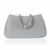 Clutches | Rhinestone Vintage/Elegant Clutch Bags/Handbags Champagne – Womens