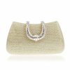 Clutches | Rhinestone Vintage/Elegant Clutch Bags/Handbags Champagne – Womens