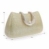 Clutches | Rhinestone Vintage/Elegant Clutch Bags/Handbags Champagne – Womens