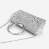 Clutches | Rhinestone/Glitter Clutch Bags/Clutches & Evening Bags Silver – Womens