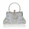 Clutches | Sequin Elegant Handbags Silver – Womens