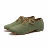 Dance Shoes | Men’s Ballroom Shoes Latin Shoes Lace-up Chunky Heel Nubuck Indoor Solid Color Dance Shoes Camel – Womens