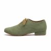 Dance Shoes | Men’s Ballroom Shoes Latin Shoes Lace-up Chunky Heel Nubuck Indoor Solid Color Dance Shoes Camel – Womens