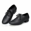 Dance Shoes | Men’s Latin Shoes Lace-up Leatherette Indoor Dance Shoes Black – Womens