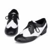 Dance Shoes | Men’s Latin Shoes Lace-up Leatherette Indoor Dance Shoes Black – Womens