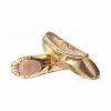 Dance Shoes | Women’s Ballet Shoes Flat Heel Faux Leather Indoor Solid Color Dance Shoes Gold – Womens