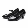 Dance Shoes | Women’s Ballroom Shoes Buckle Leatherette Dance Shoes Silver – Womens