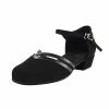 Dance Shoes | Women’s Ballroom Shoes Cuban Heel Suede Indoor Dance Shoes Black – Womens