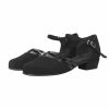 Dance Shoes | Women’s Ballroom Shoes Cuban Heel Suede Indoor Dance Shoes Black – Womens