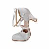 Dance Shoes | Women’s Ballroom Shoes High Heel Glitter Indoor Solid Color Dance Shoes Silver – Womens