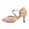 Dance Shoes | Women’s Ballroom Shoes High Heel Satin Indoor Dance Shoes Nude – Womens