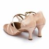 Dance Shoes | Women’s Ballroom Shoes High Heel Satin Indoor Dance Shoes Nude – Womens