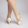 Dance Shoes | Women’s Ballroom Shoes High Heel Satin Indoor Solid Color Dance Shoes Beige – Womens