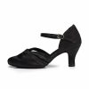 Dance Shoes | Women’s Ballroom Shoes Hollow-out High Heel Satin Indoor Solid Color Dance Shoes Black – Womens