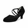 Dance Shoes | Women’s Ballroom Shoes Hollow-out Rhinestone High Heel Glitter Indoor Solid Color Dance Shoes Silver – Womens