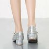 Dance Shoes | Women’s Ballroom Shoes Outdoor Mary Jane Glitter Dance Shoes Silver – Womens