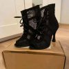 Dance Shoes | Women’s Dance Boots Lace-up Suede Indoor Dance Shoes Black – Womens