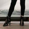 Dance Shoes | Women’s Dance Boots Lace-up Suede Indoor Dance Shoes Black – Womens