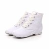 Dance Shoes | Women’s Jazz Shoes Flat Heel Canvas Indoor Solid Color Dance Shoes Nude – Womens