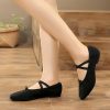 Dance Shoes | Women’s Jazz Shoes Flat Heel Canvas Indoor Solid Color Dance Shoes Pink – Womens