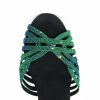 Dance Shoes | Women’s Latin Shoes Flare Heel Glitter Indoor Dance Shoes Green – Womens