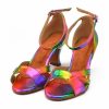 Dance Shoes | Women’s Latin Shoes High Heel Leatherette Indoor Dance Shoes Multicolor – Womens