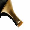 Dance Shoes | Women’s Latin Shoes High Heel Satin Indoor Color Block Dance Shoes Gold – Womens