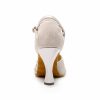 Dance Shoes | Women’s Latin Shoes High Heel Suede Faux Leather Indoor Solid Color Dance Shoes Nude – Womens