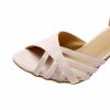 Dance Shoes | Women’s Latin Shoes High Heel Suede Faux Leather Indoor Solid Color Dance Shoes Nude – Womens