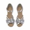 Dance Shoes | Women’s Latin Shoes Sequin Cuban Heel Glitter Indoor Color Block Dance Shoes Silver – Womens