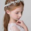 Flower Girl Accessories | Flower Girl Accessories Alloy Headpieces With Imitation Pearls/Rhinestones Silver – Womens