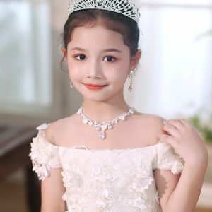 Flower Girl Accessories | Flower Girl Accessories Alloy/Rhinestones Headpieces With Rhinestones (Sold in a single piece) Silver – Womens