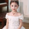 Flower Girl Accessories | Flower Girl Accessories Alloy/Rhinestones Headpieces With Rhinestones (Sold in a single piece) Silver – Womens