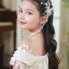 Flower Girl Accessories | Flower Girl Accessories Polyester Headpieces With Beading (Set of 2 pieces) White – Womens