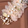 Flower Girl Accessories | Flower Girl Accessories Tulle Headpieces With Flower/Imitation Pearls Pink – Womens